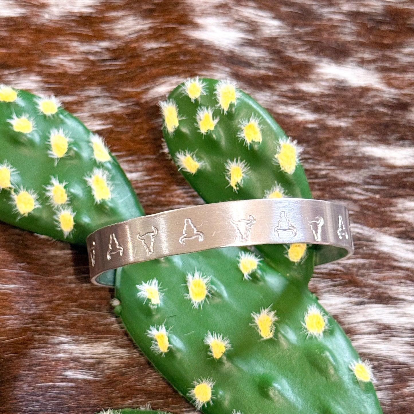 The steer head handmade bracelet