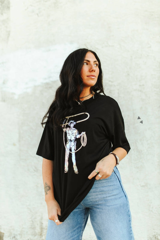 Holographic roper top