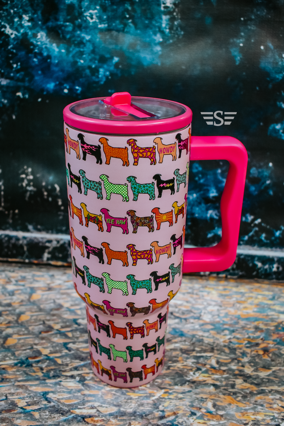 Stock Show Vibes 40oz Flip WashEasy™ Top Tumbler: All Species