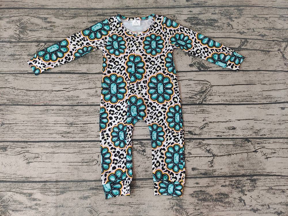 The turquoise junkie romper