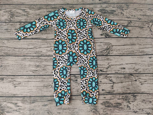 The turquoise junkie romper