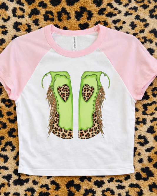 The neon cowgirl Baby Tee