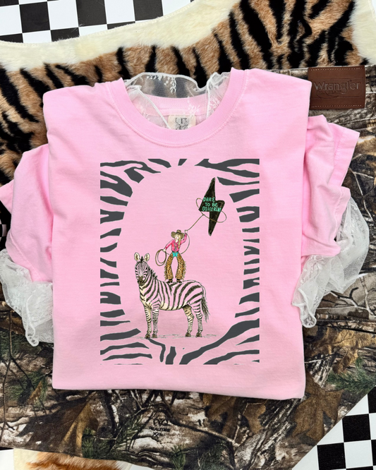 Dare to be different comfort color shirt