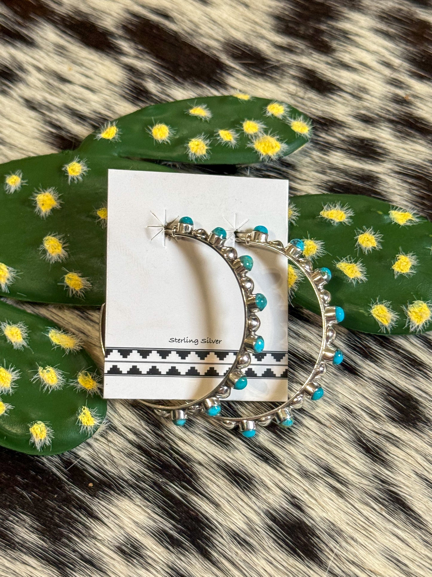 Sterling & Kingman hoop earrings