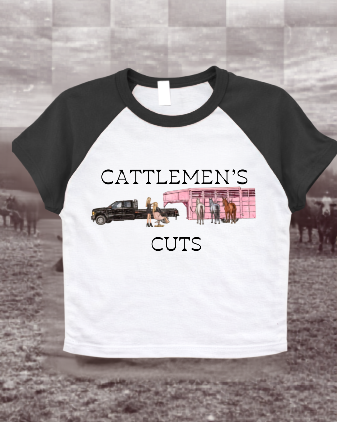 Cattlemens cuts Baby Tee