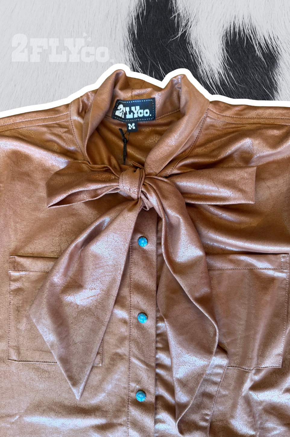 LEATHER OUTLAW TOP