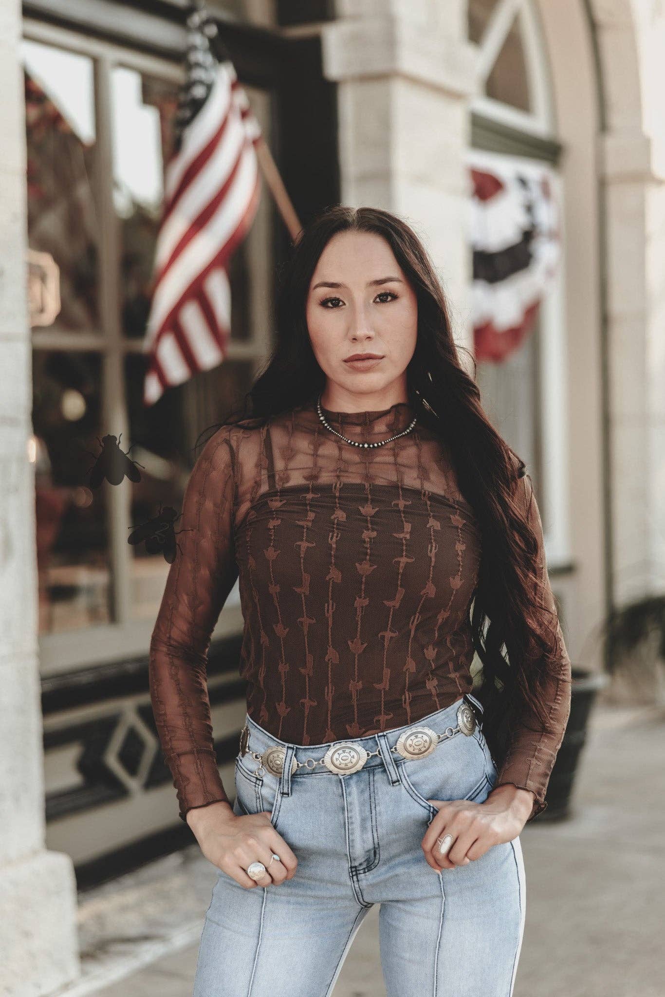 LARIAT LACE Top
