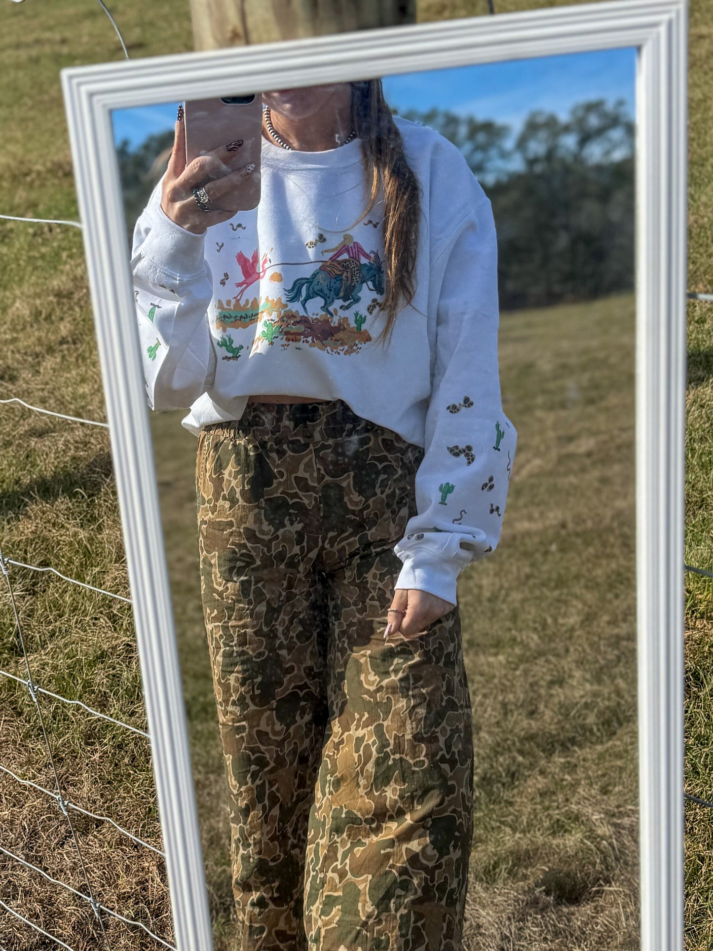 Ropyn flamingos  sweatshirt