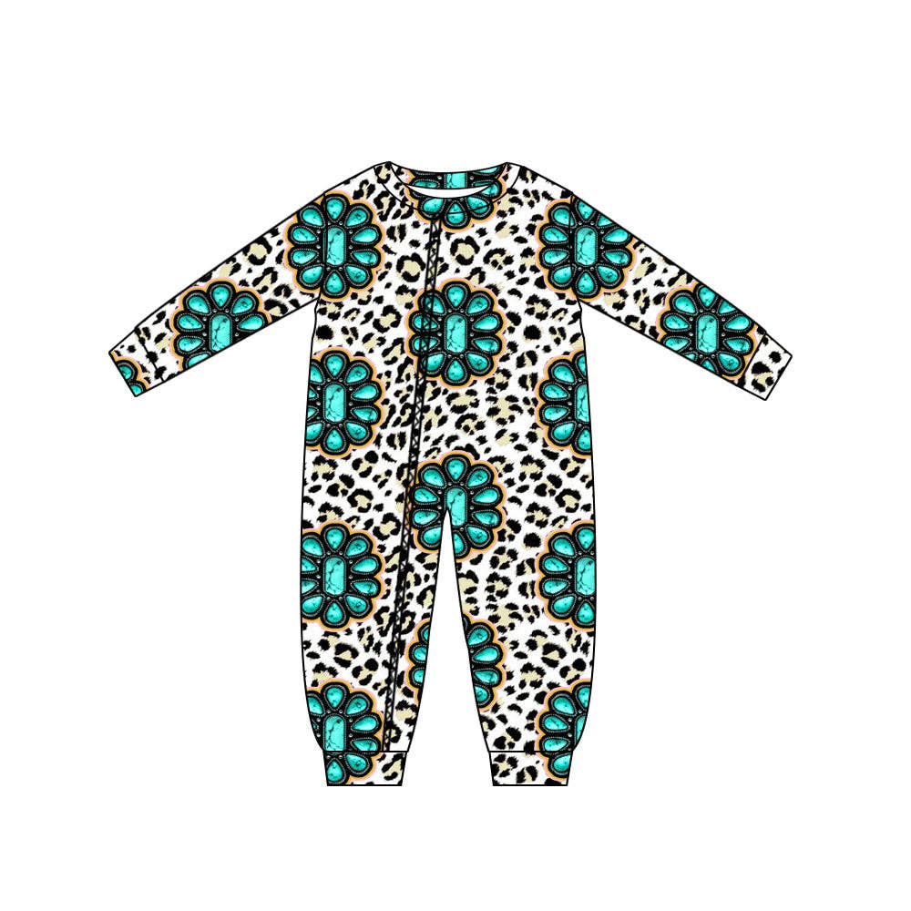 The turquoise junkie romper