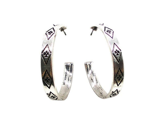 Western Large Hoop Earring