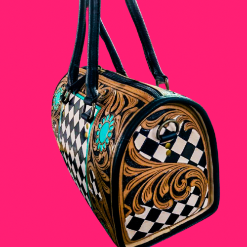 The Checkered Spur exclusive bag