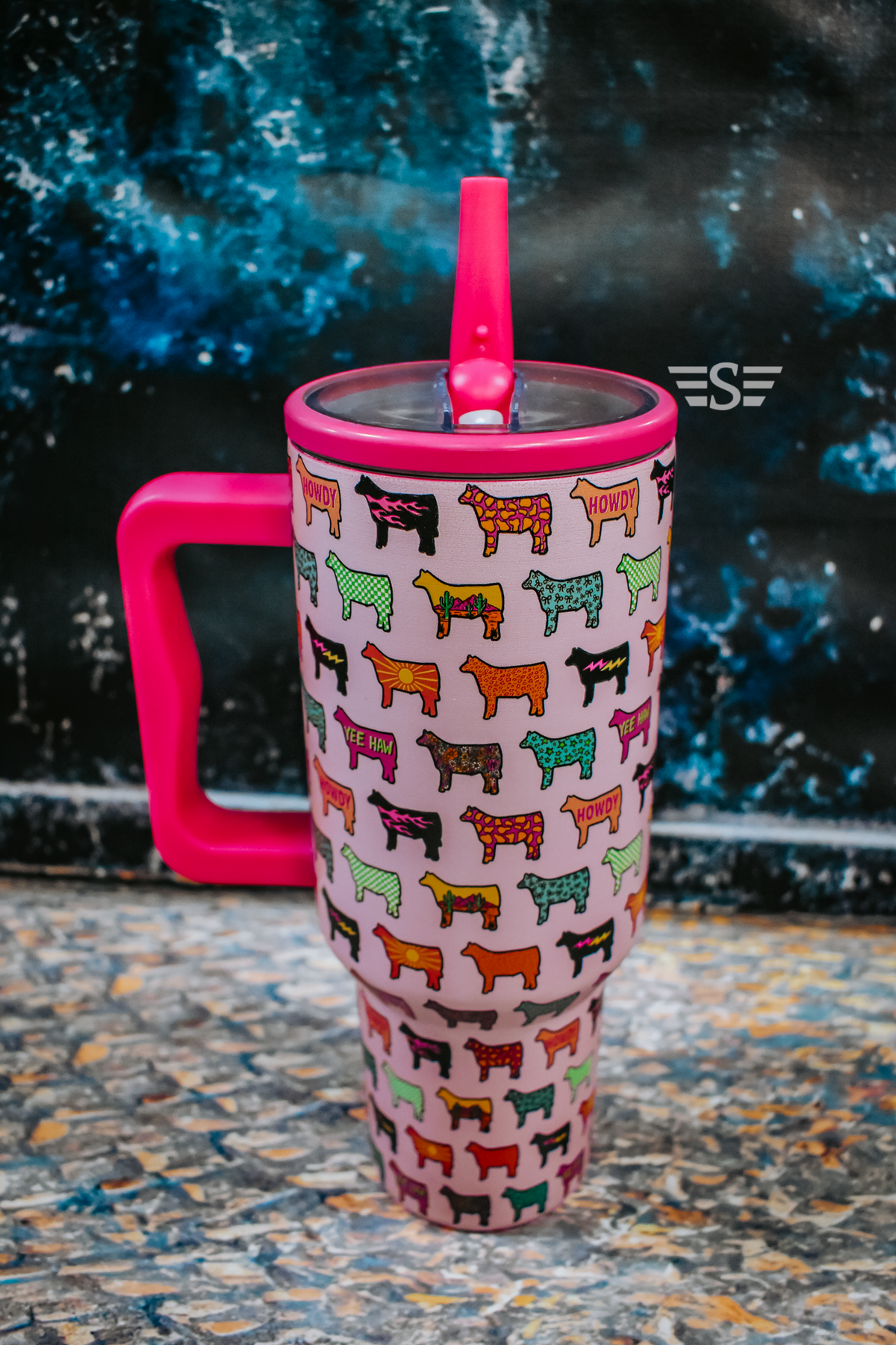 Stock Show Vibes 40oz Flip WashEasy™ Top Tumbler: All Species