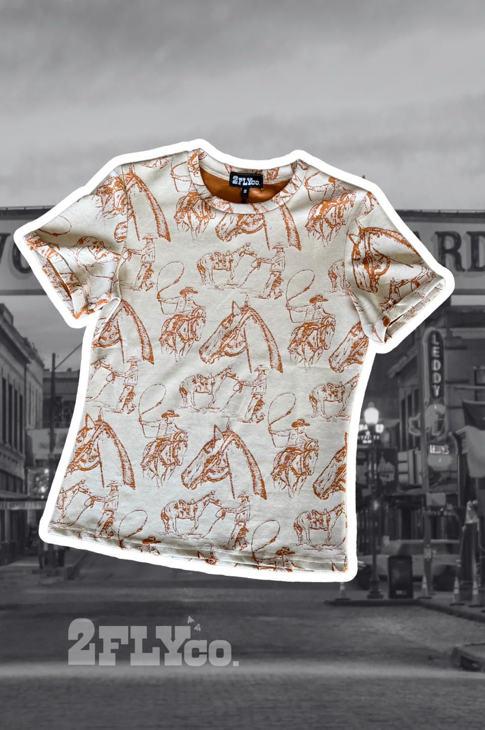 Cowboy sketch top