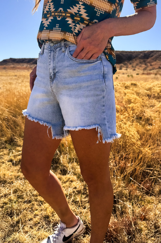 Kreek Denim Shorts:
