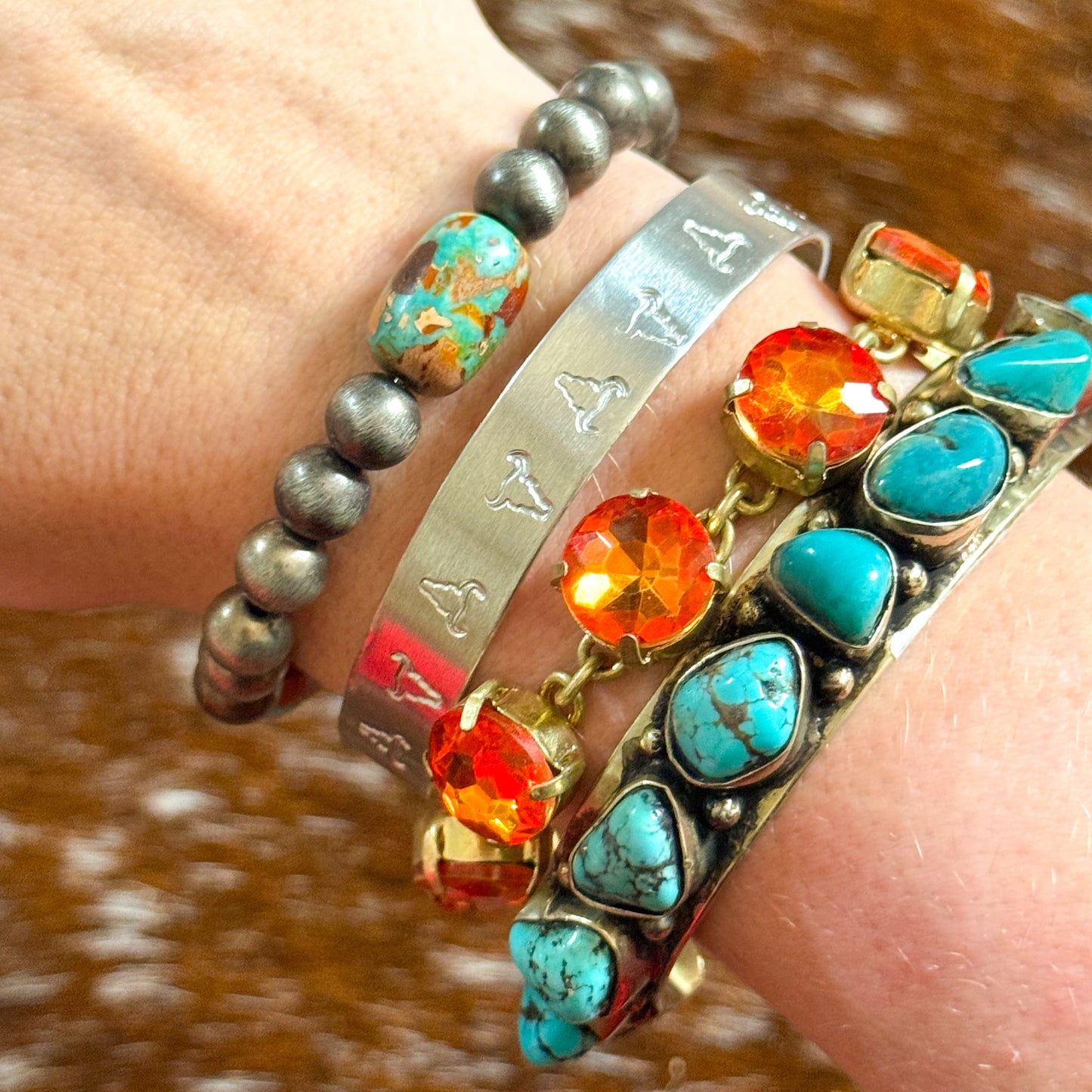 The steer head handmade bracelet