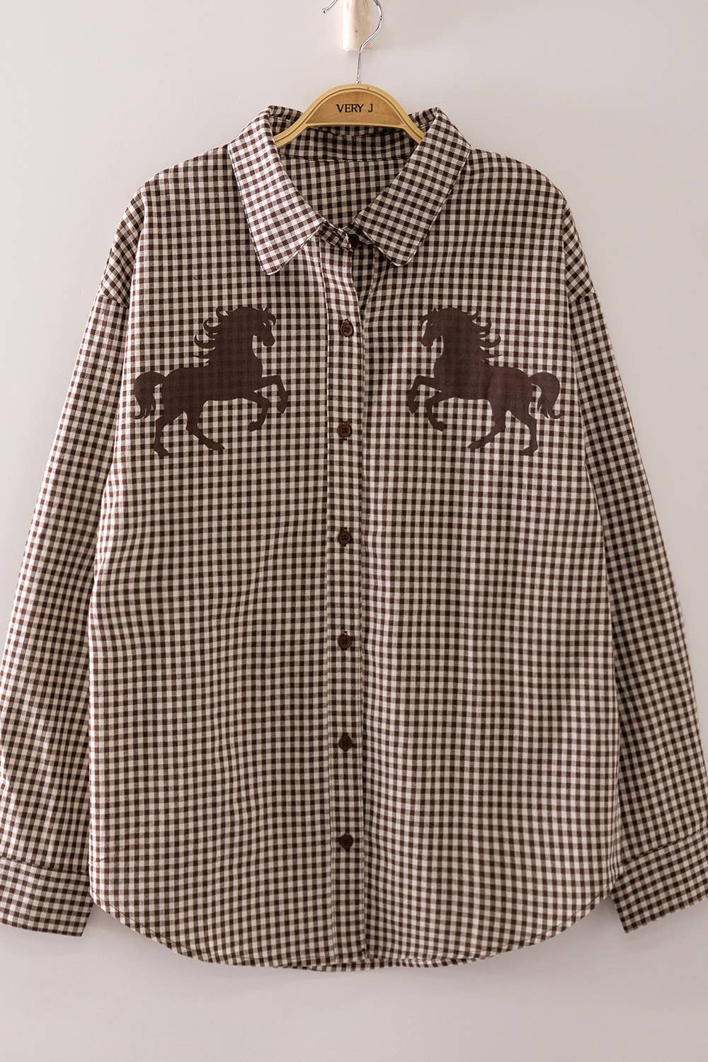 The little filly gingham top