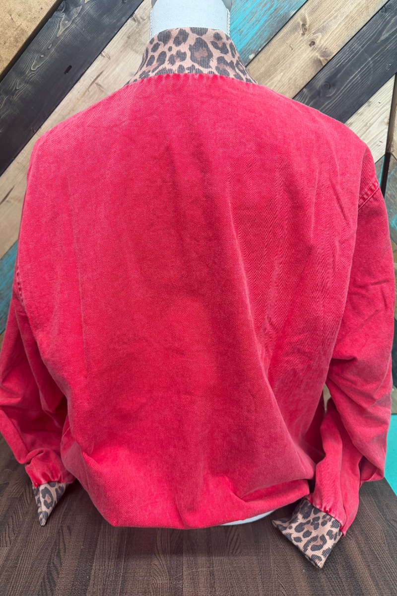 The cheetah girl bomber jacket