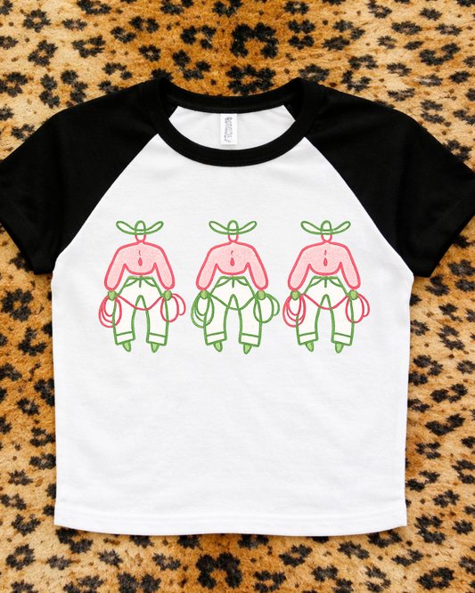 The bow legged cowboy Baby Tee