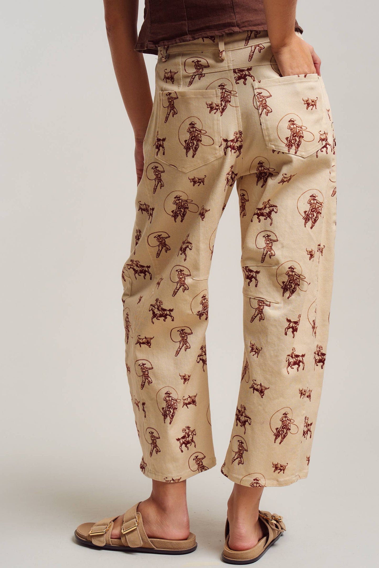 The ranch hand barrel jeans