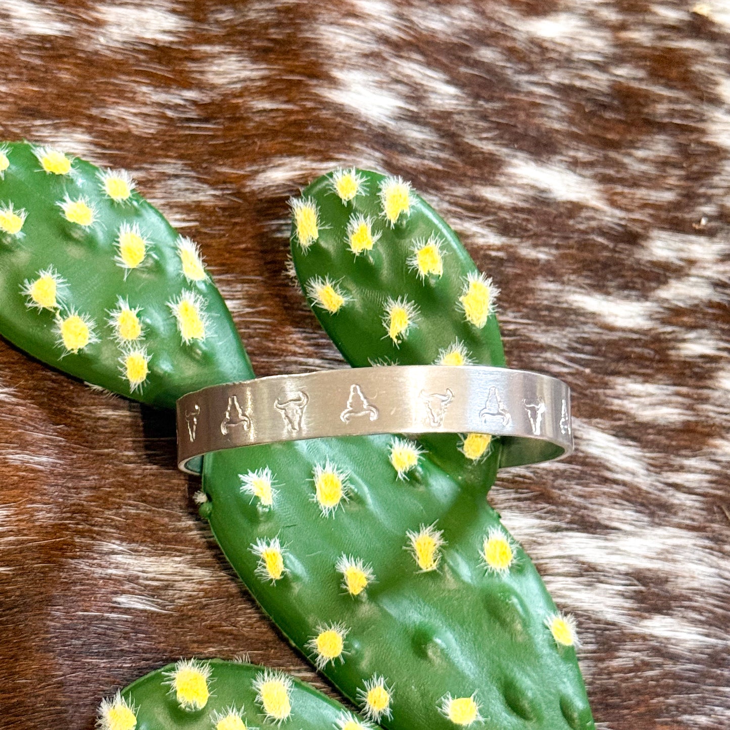 The steer head handmade bracelet