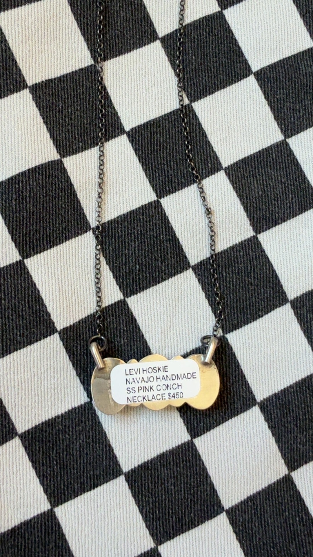 The pink lady necklace