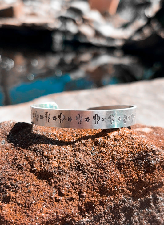 The cosmic cowgirl stamped bracelet