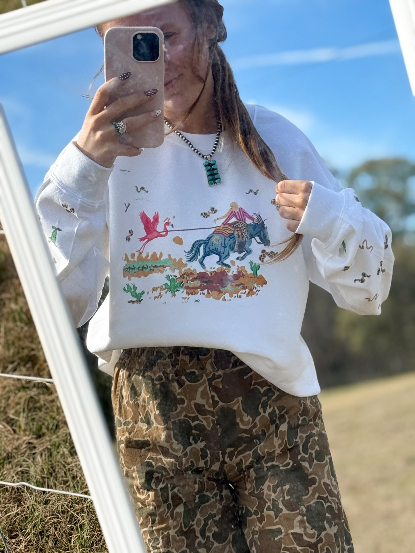 Ropyn flamingos  sweatshirt