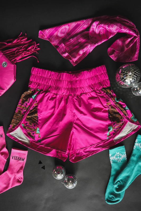 Neon cowgirl shorts