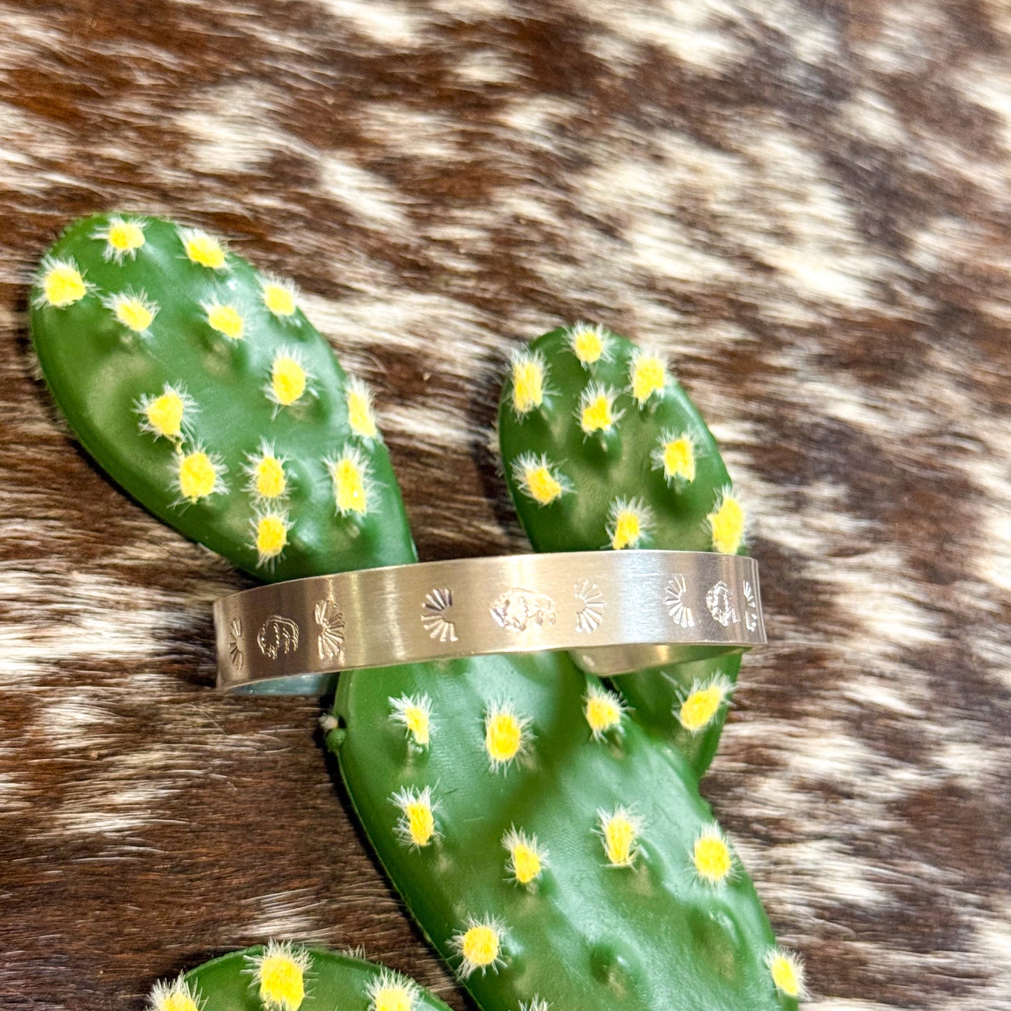 Roaming Buffalo handmade bracelet