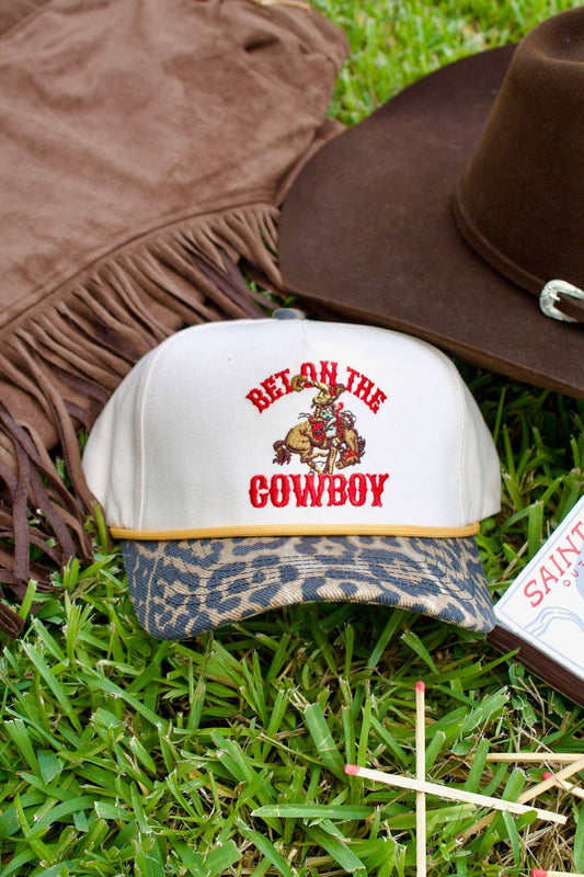 BET ON THE COWBOY CANVAS CAP