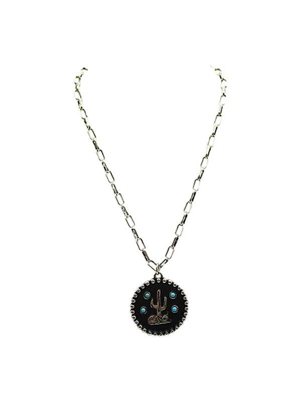 Western Cactus Necklace
