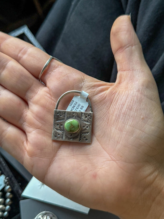 Sonoran gold pendant