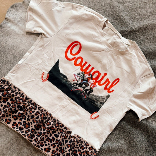 The Cheetah cowgirl top