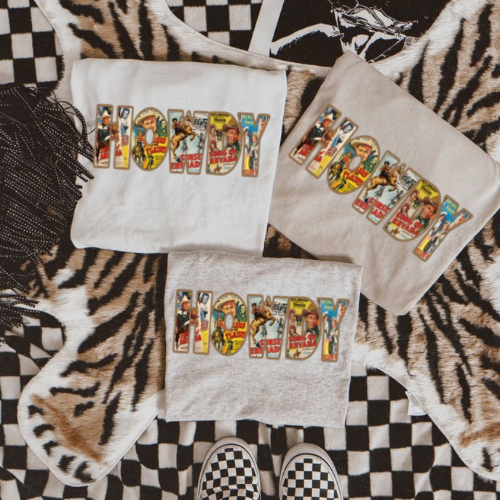 Vintage howdy sublimation T-shirt
