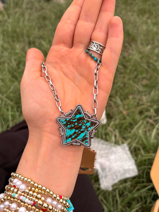 Shooting star necklace