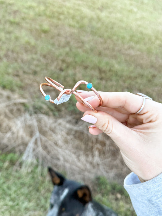 The twisty copper bracelet