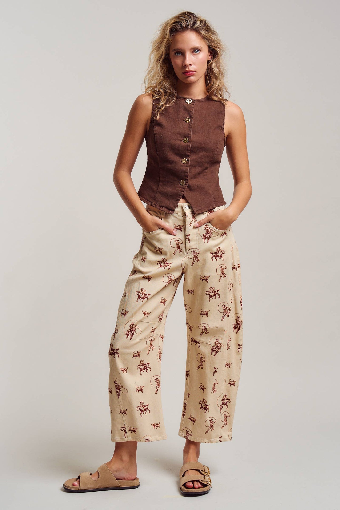 The ranch hand barrel jeans