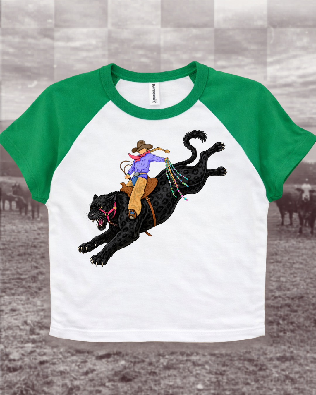 The bucking jaguar Baby Tee