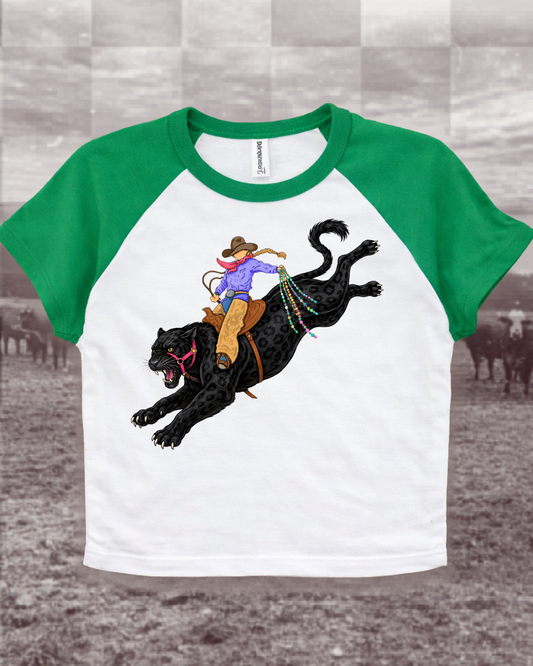 The bucking jaguar Baby Tee