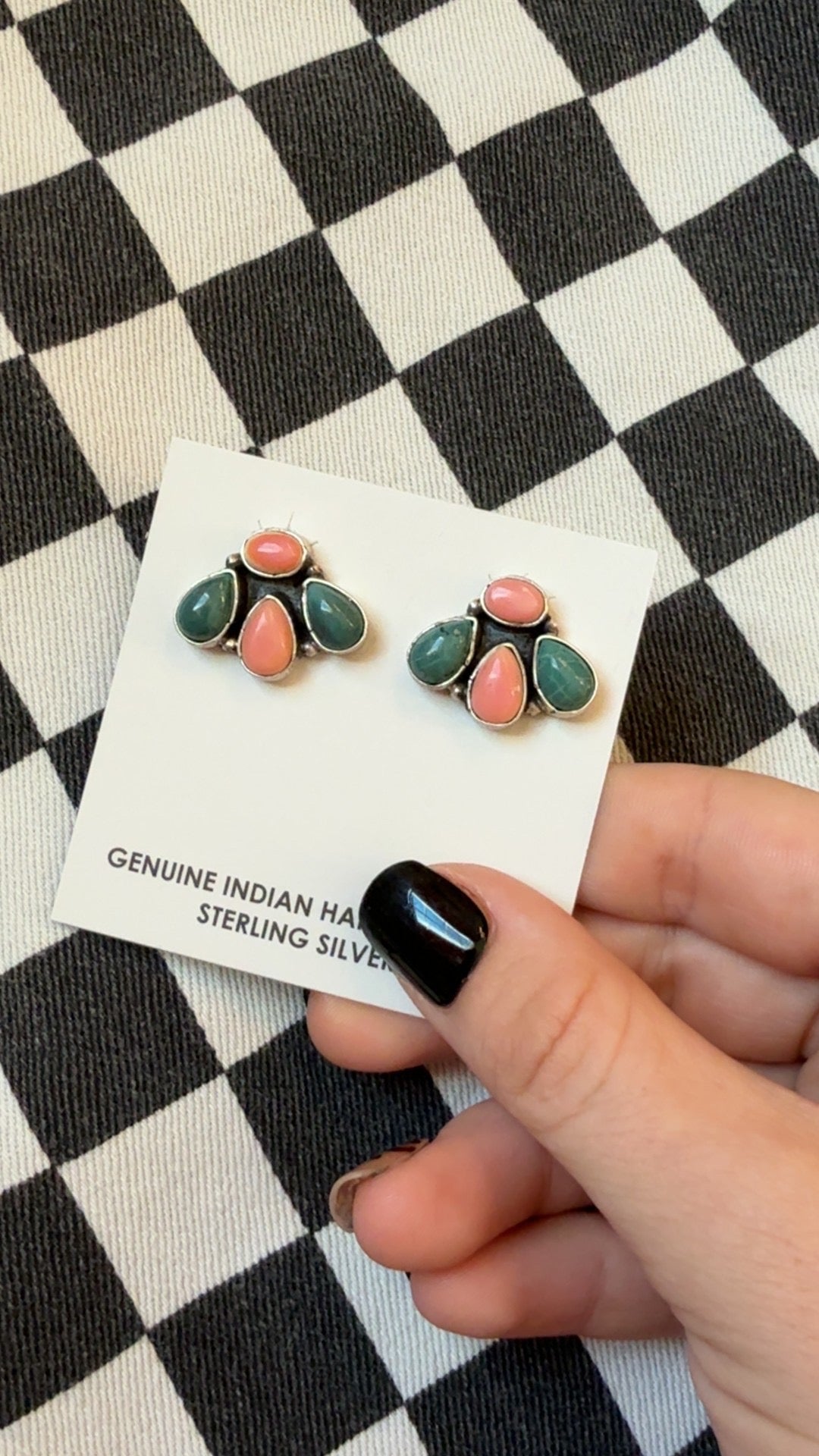 The high class cowgirl multi stone earrings