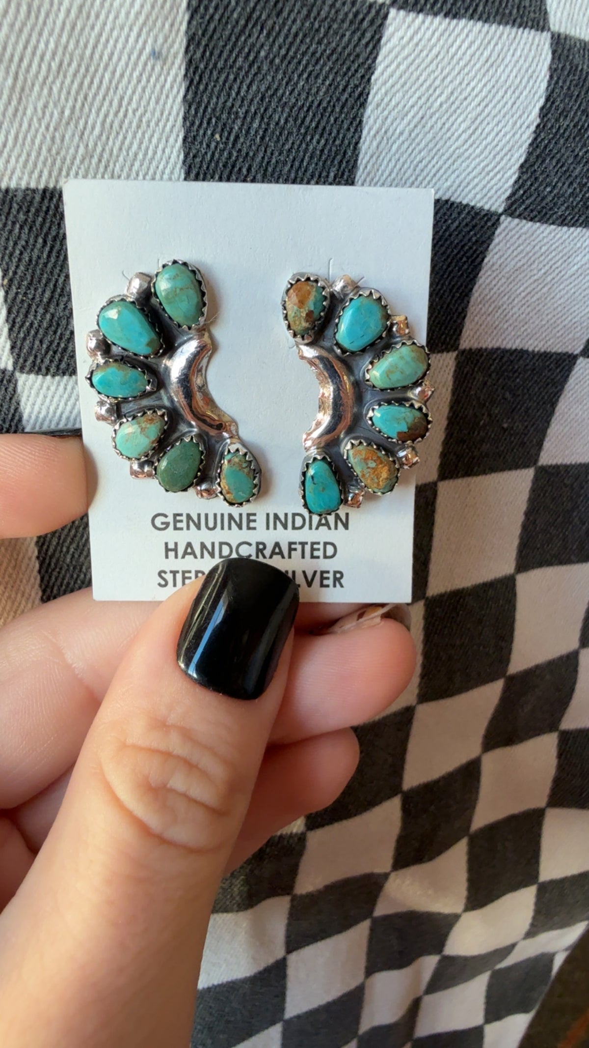 The badland half cluster earrings
