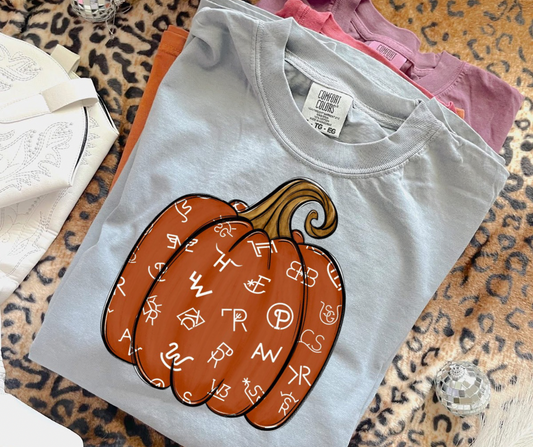 The branded pumpkin tee - comfort colors