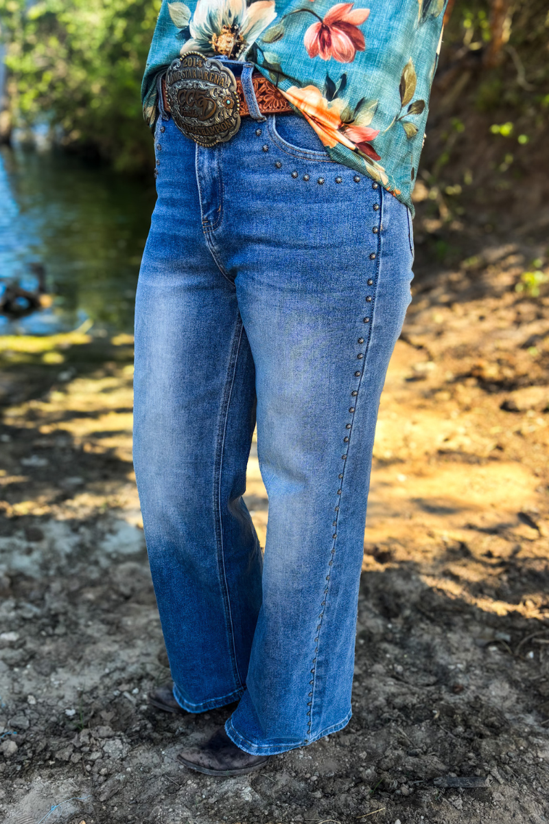 The studded cowgirl jeans