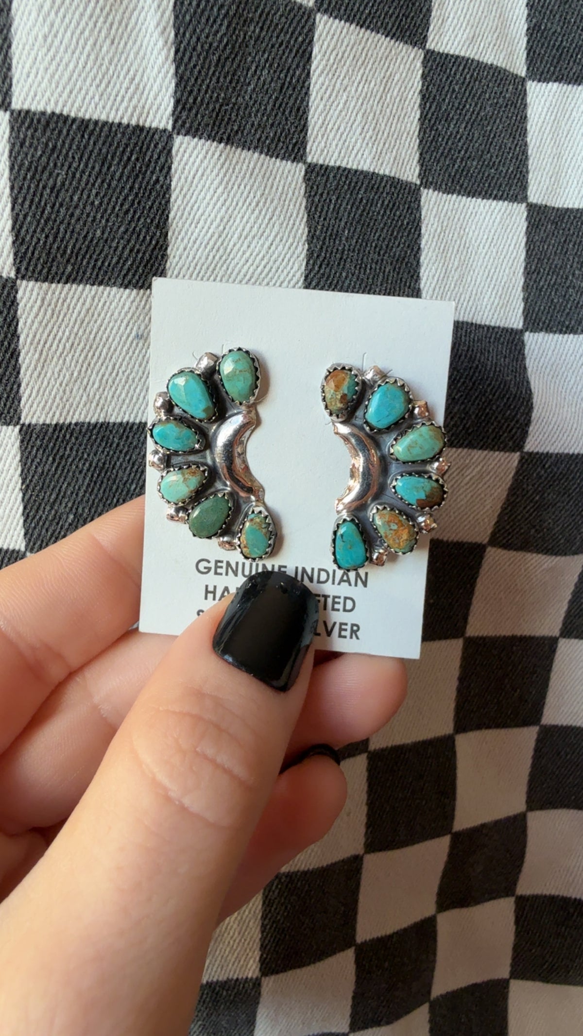 The badland half cluster earrings