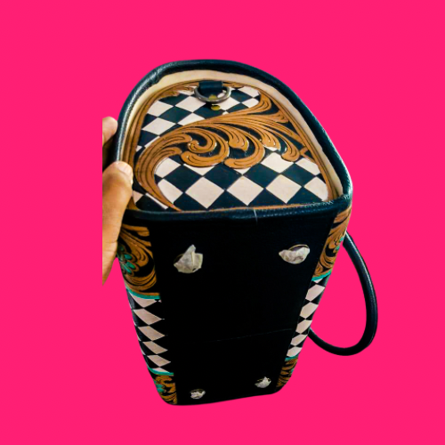 The Checkered Spur exclusive bag