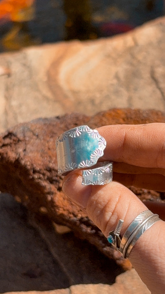 Spoon stamped ring