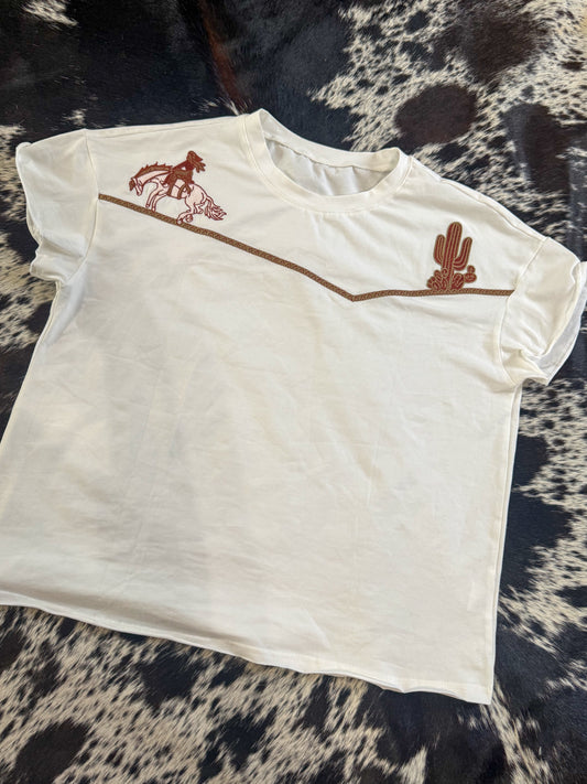 The bucking bronco top