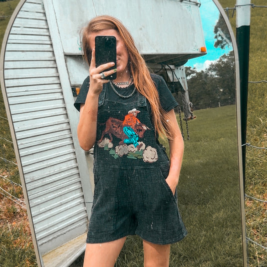 The bulldogger romper