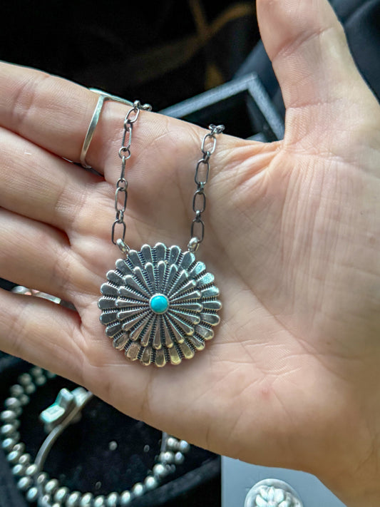 The pretty concho necklace
