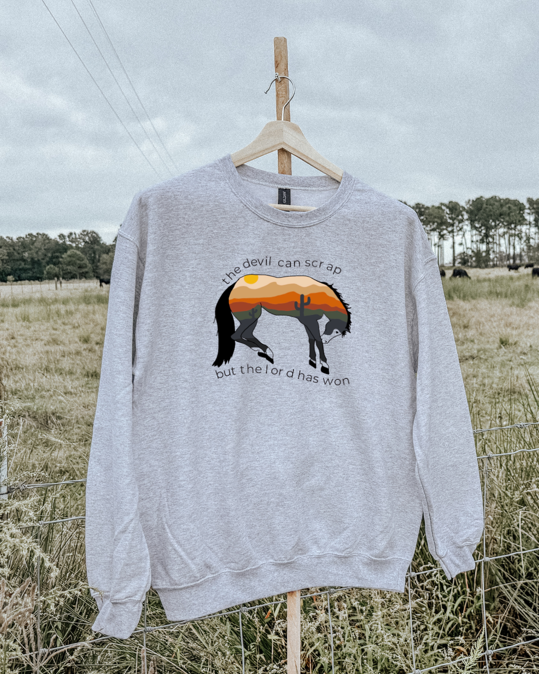 The devil can scrap sweatshirt
